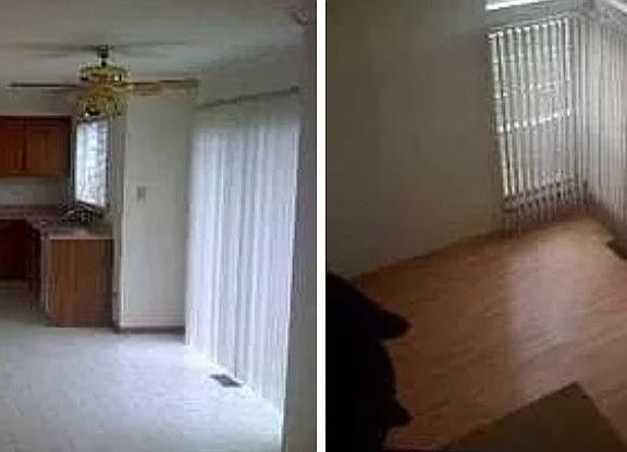 kitchen area/view from top of stairs