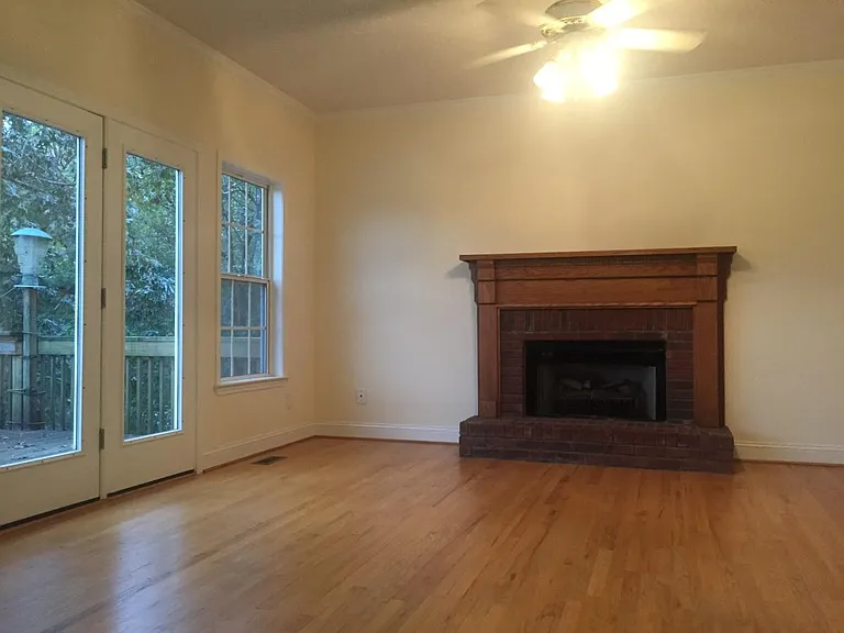 Cozy fireplace