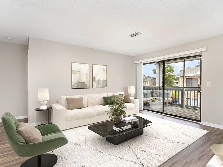 Living Room and Balcony