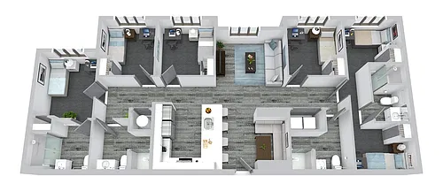 Floor plan 5x4 - Zion