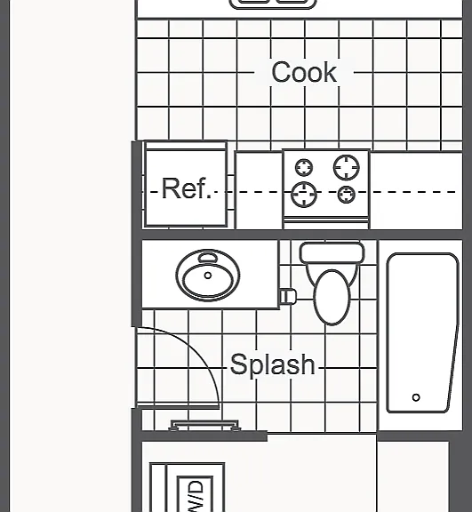 Scout | 1-Bedroom Floorplan Scout | 1-Bedroom Floorplan