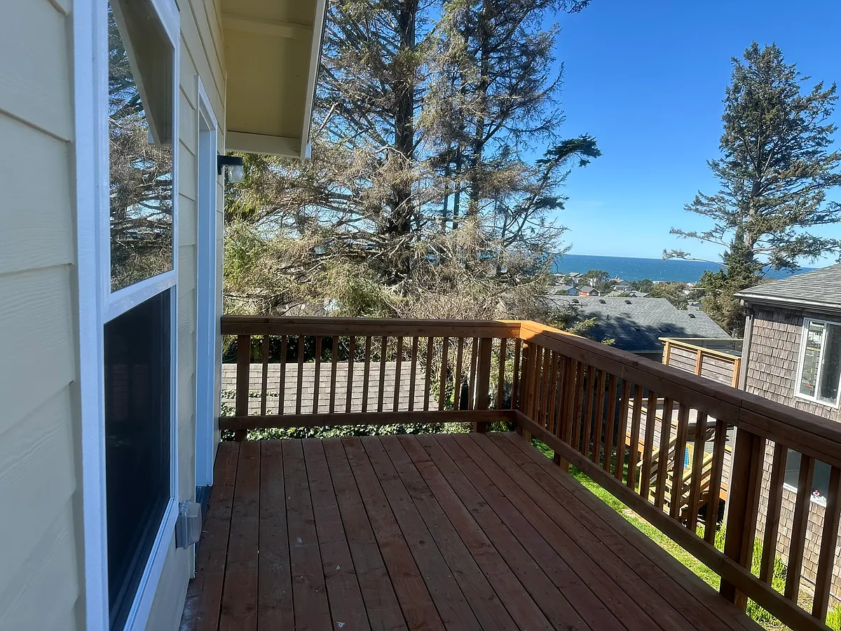 Primary Bedroom private deck with Ocean view - 1771 NE 19th St