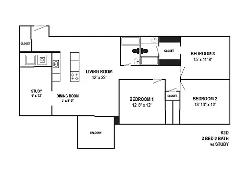 Floor plan K3D