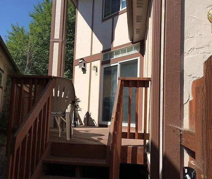 Large Deck with 6 Feet Fence