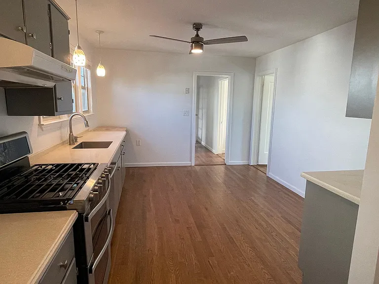 Kitchen with space for dining area