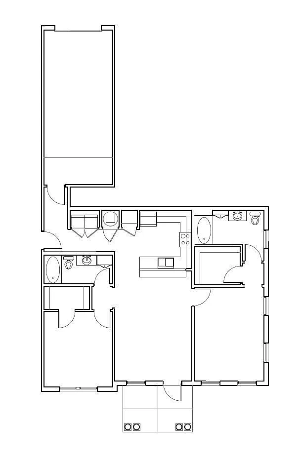 Floor plan 2H-2X2