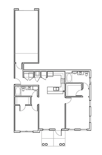 Floor plan 2G-2X2