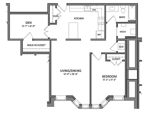Floor plan A1CD