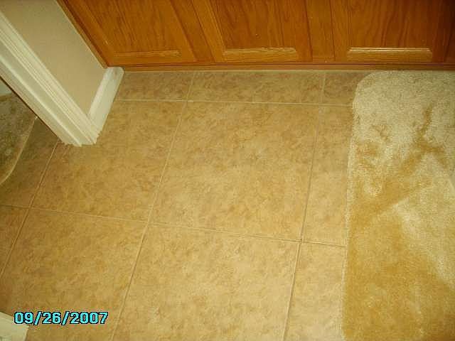 bathroom floor
