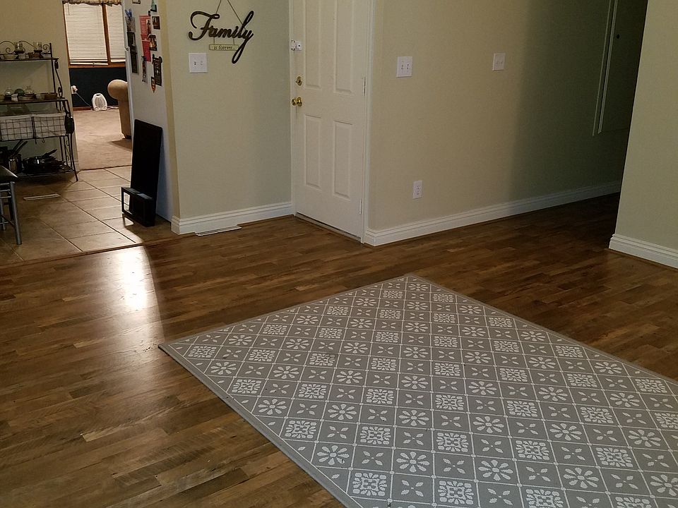 Walking in front door
