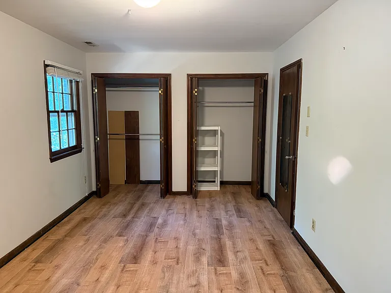 Rear bedroom showing closet space.