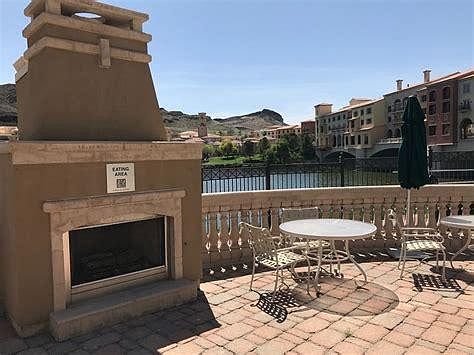 Community Outdoor Fire Place and Balcony