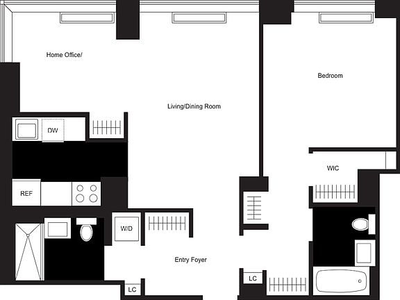 2nd image of 500 W 56th St APT 2605