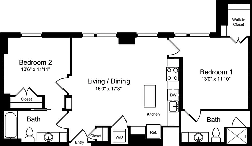 Floor plan B01