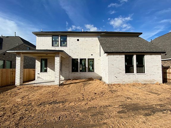 Construction progress - backyard with covered patio