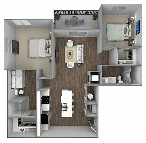 Floor plan B3A-1156