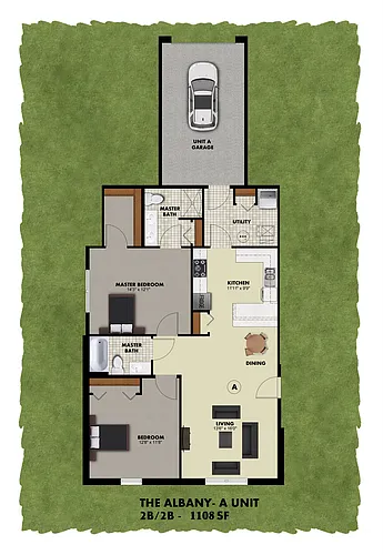 Floor plan The Albany