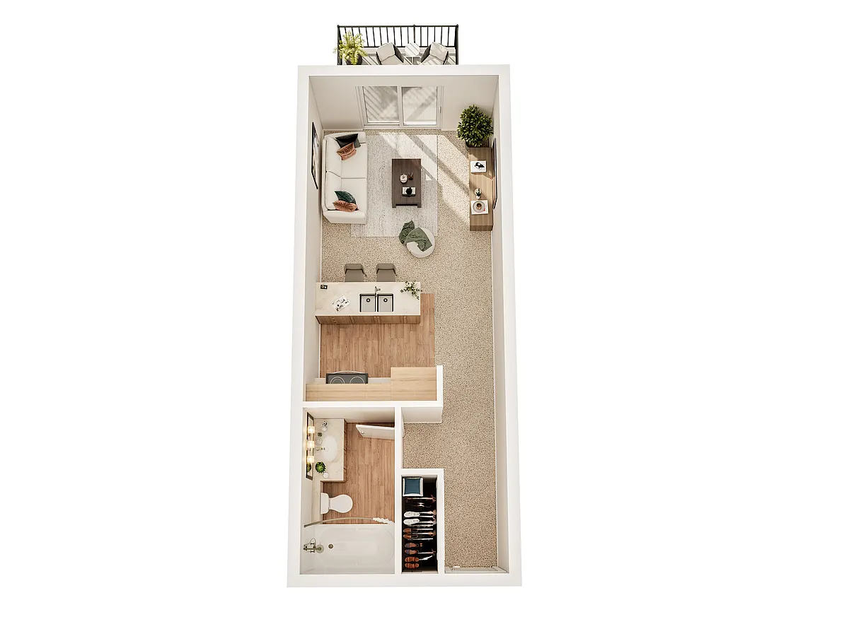 Floor plan Studio MD