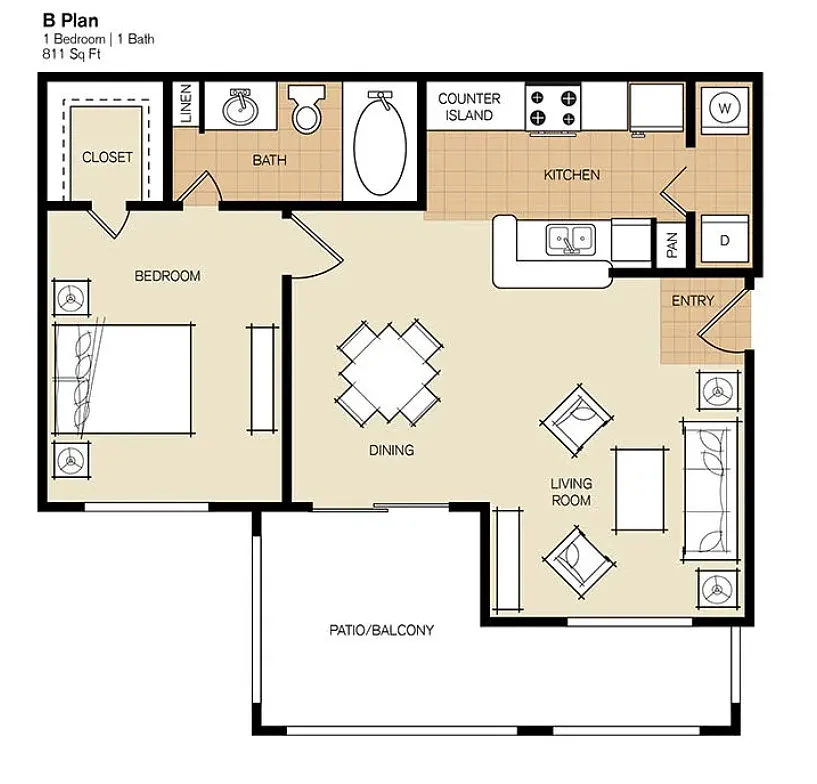 Floor plan B