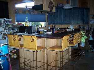 upstairs kitchen-bar