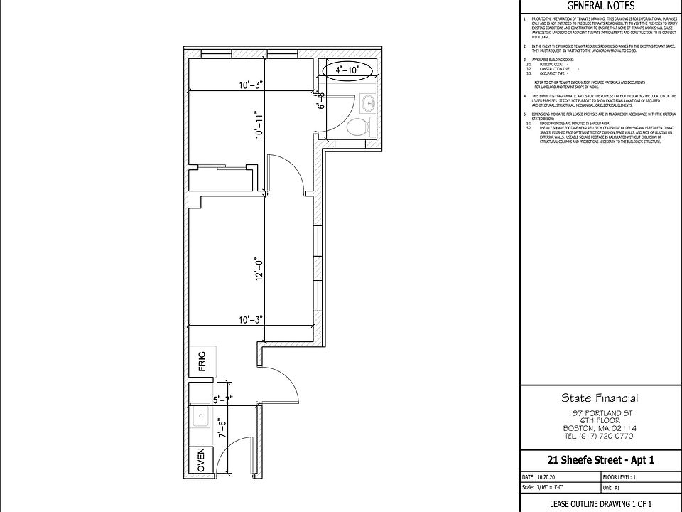 1st image of 21 Sheafe St APT 1