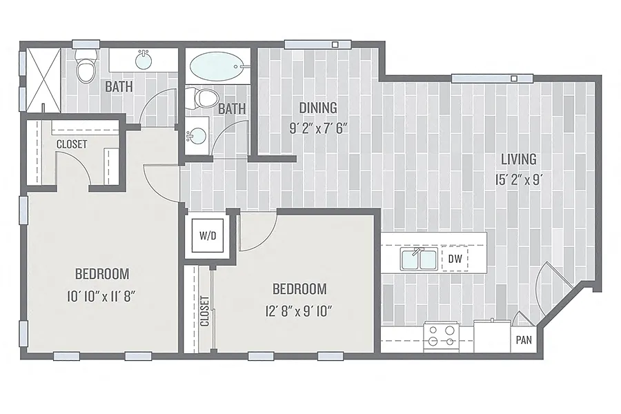 Floor plan Desert Marigold