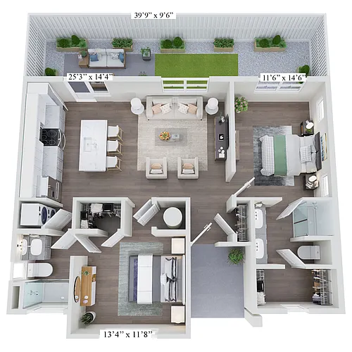 Floor plan The Oasis