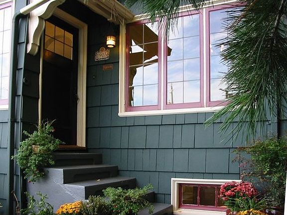 Entry with old world charm