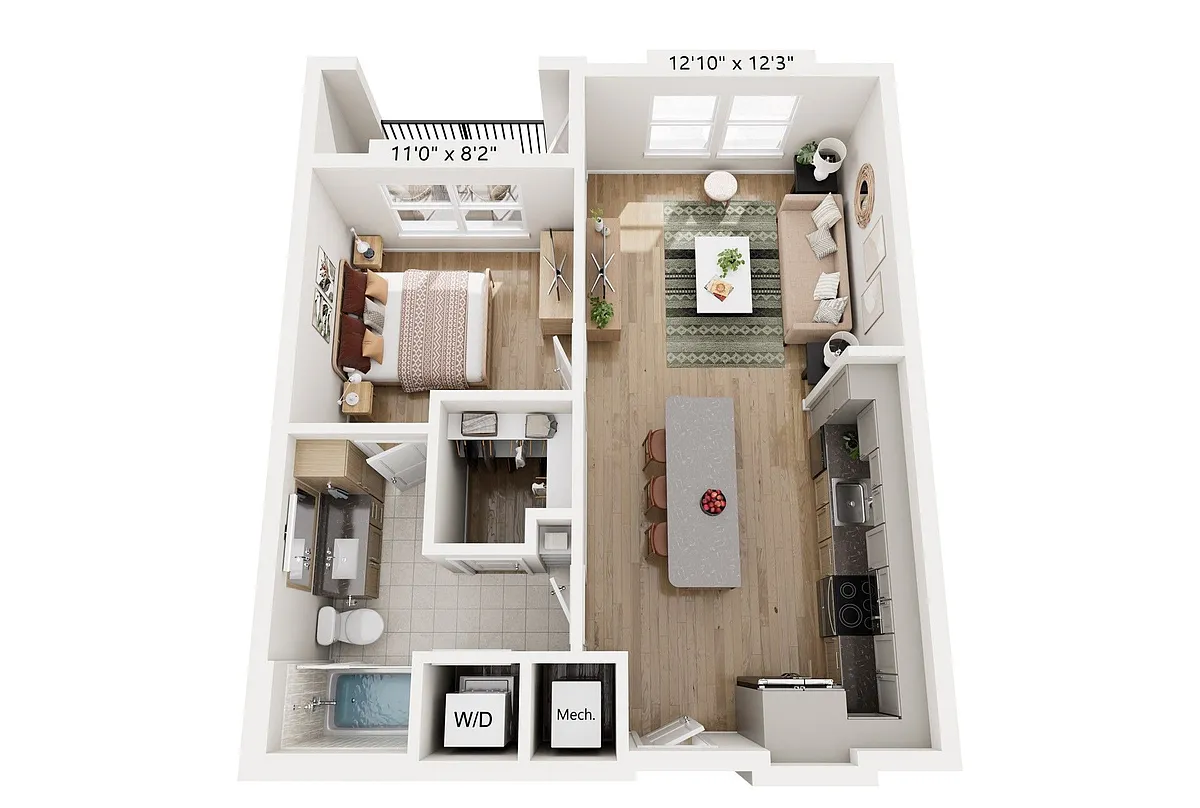 Floor plan A1-60