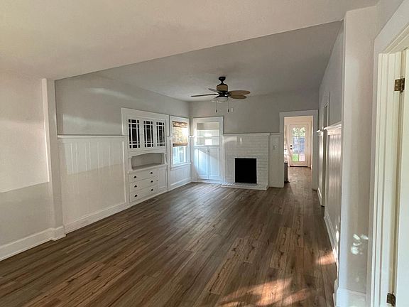 Large living room and dining area