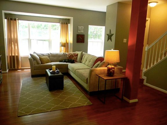 Open concept from kitchen