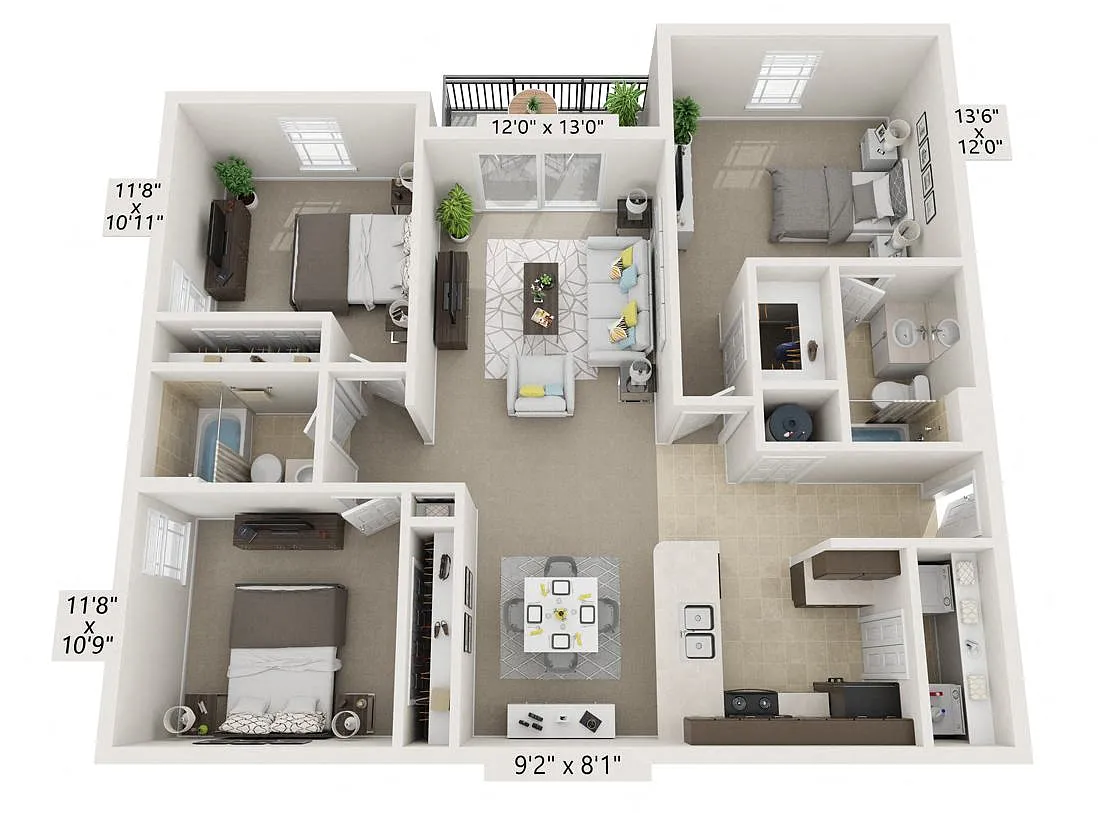 Floor plan C1
