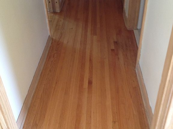 Hallway to master bedroom and separate bath