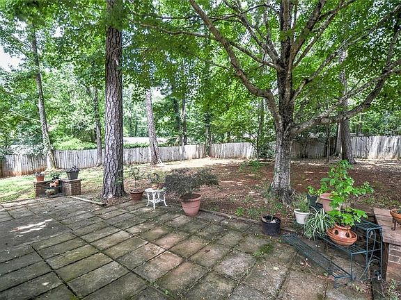 Large fenced private back yard