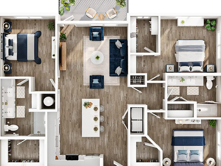 C1 floor plan Solis Birkdale
