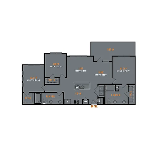 Floor plan C2 HC