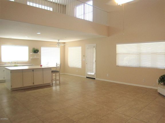 family room to kitchen