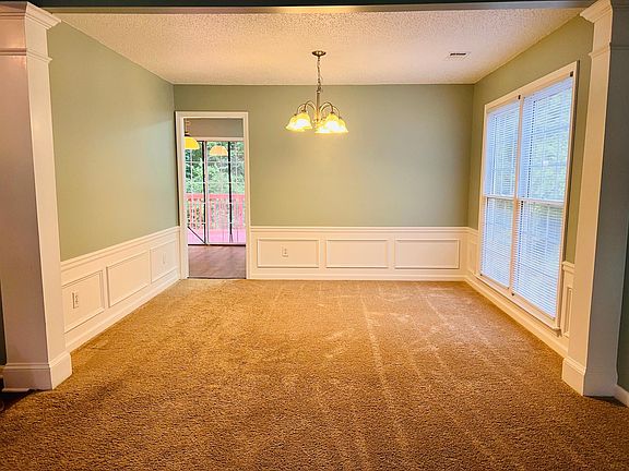 Living room with an open floor plan