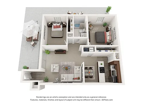 Floor plan Beacon Hill II