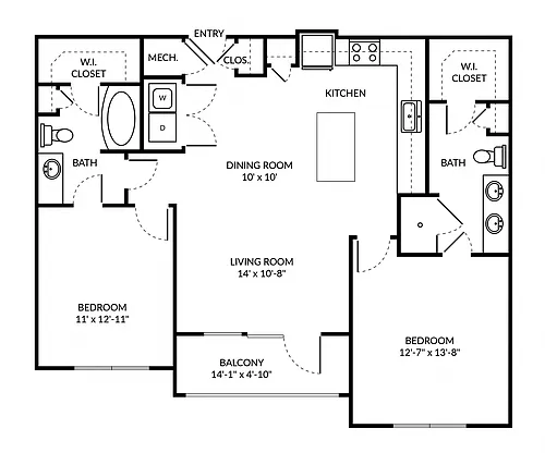 Floor plan B1