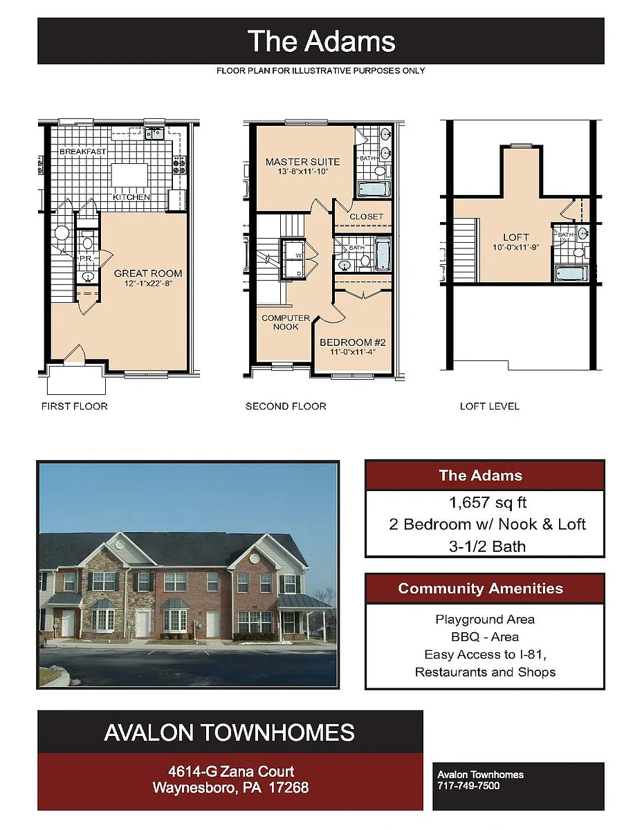 Floor plan The Adams