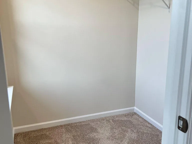 Walk-in closet view