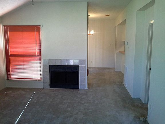 Living area w fireplace