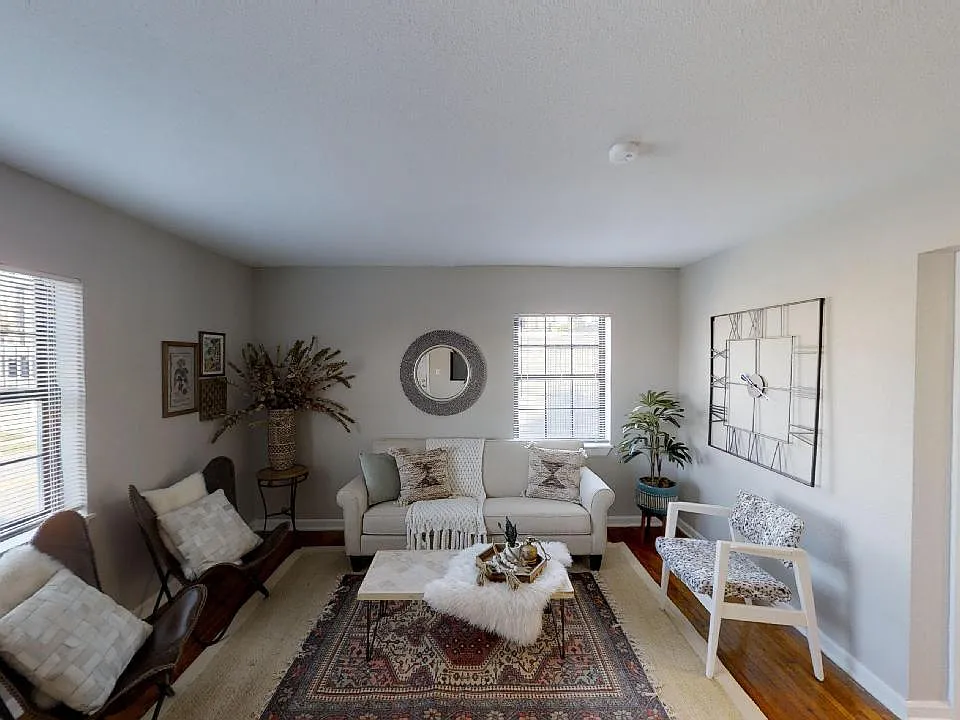 Hardwood floors throughout