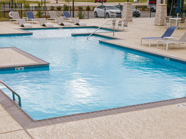 Sparkling Swimming Pool at The Retreat at Juban in Denham Springs, LA