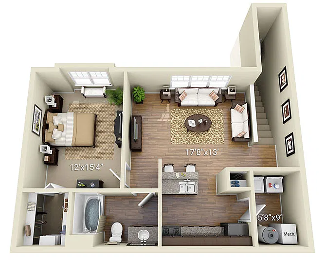 Floor plan A1N (No Garage)