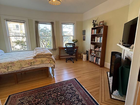 Front bedroom with Decorative fireplace