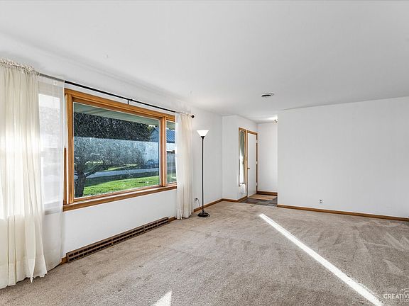 The large window lets in so much natural light!