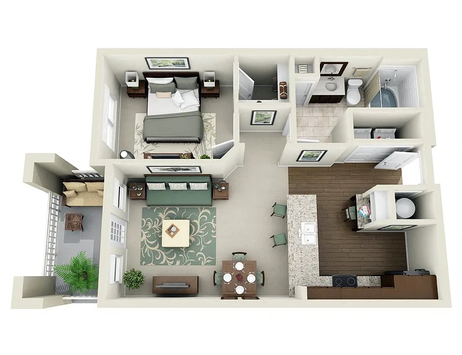 Floor plan A1C