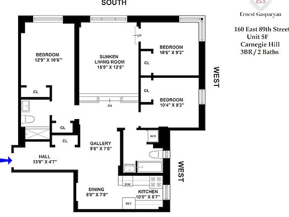 2nd image of 160 E 89th St #5F